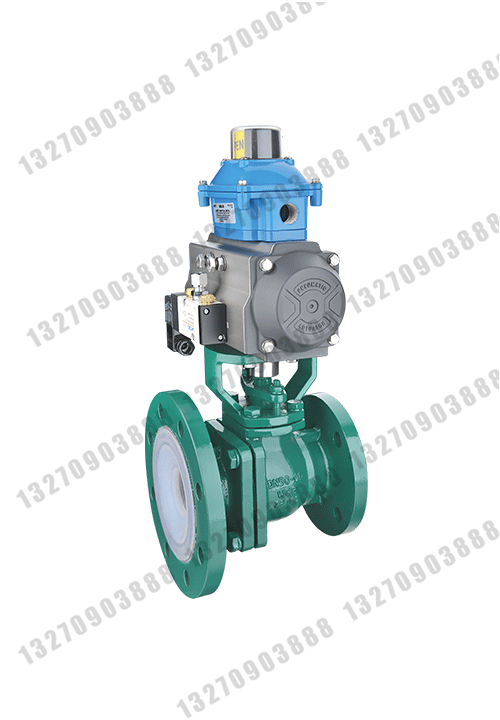 气动衬氟放料阀