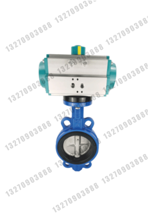 气动对夹式软密封蝶阀