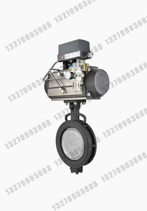 气动高性能对夹蝶阀